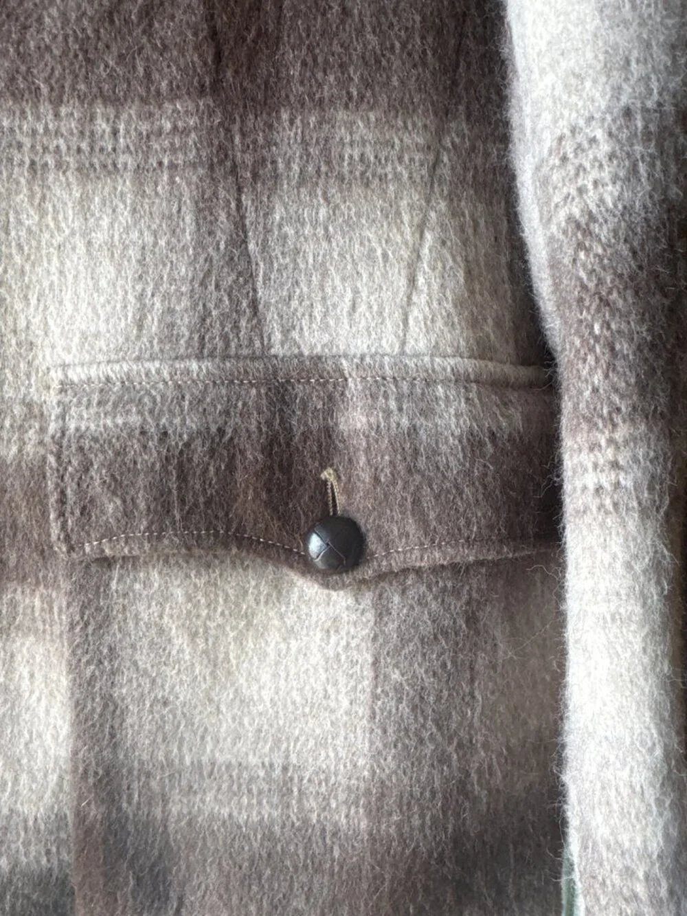 Vtg 1950s Land N Lakes cashmere wool blend jacket rockabilly Herman K Lavin Co S